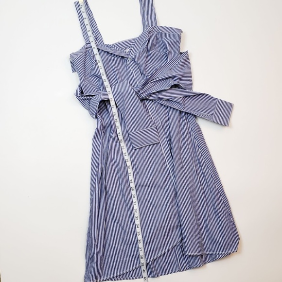 NWT Derek Lam 10 Crosby Tie Front Dress $395 SZ 6 - Picture 7 of 7